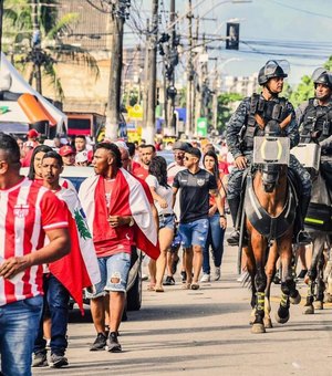 PM divulga esquema de segurança para o clássico CRB x CSA pelo Alagoano 2025