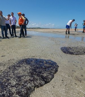 NOTA GTA: Situação do óleo nas praias de Alagoas nesta segunda-feira (21)