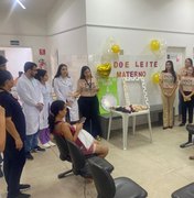 Ação mobiliza mulheres para doação de leite materno, em Maceió