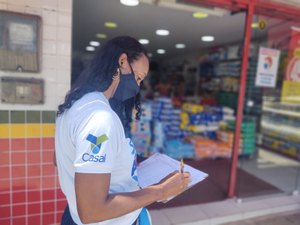 Ação comercial da Casal fiscaliza mais de mil imóveis em Maragogi