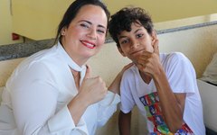A vice-prefeita de Arapiraca, Fabiana Pessoa, no CAS