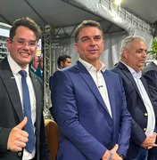 Gunnar Nunes recepciona Flávio Bolsonaro em celebração dos 111 anos da ADAL