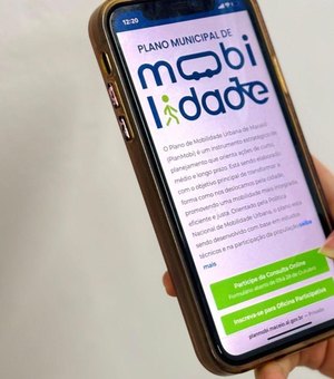 Prefeitura de Maceió abre inscrições para oficinas presenciais do Plano de Mobilidade Urbana
