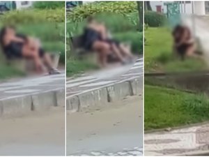 Casal ignora 'curiosos' e faz sexo em plena luz do dia em praia de SP