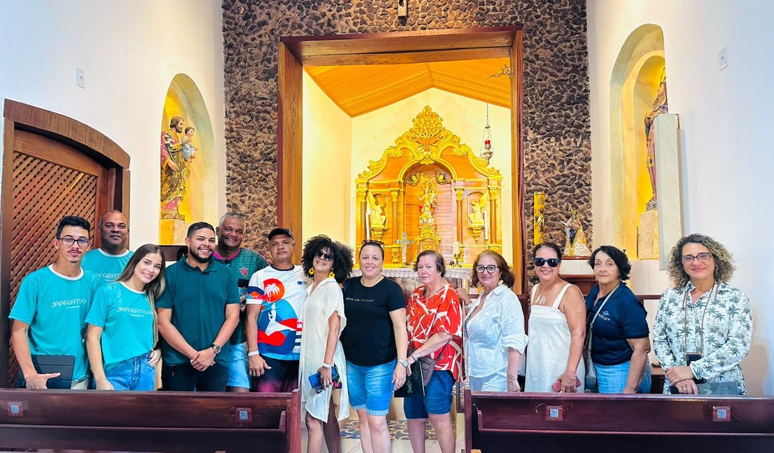 Visita guiada marca recepção de agentes de viagem pela Secretaria de Turismo de Japaratinga