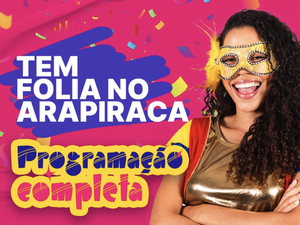 Blocos carnavalescos invadem Arapiraca Garden Shopping a partir desta quinta-feira
