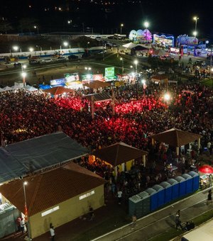 Público lota Praça Beira Rio no último dia do Festival Primaverão em Traipu﻿