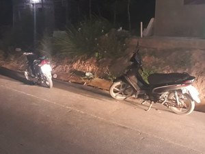 Criança fica ferida após colisão entre motocicletas na AL-101 Norte