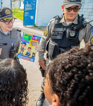 PM Promove operação Paz nas Escolas e apresenta campanha 'Viu. Denunciou. Protegeu'