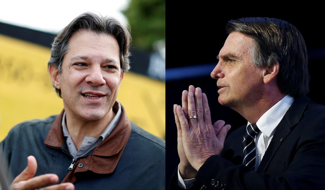 Datafolha: Bolsonaro tem 59% dos votos válidos; Haddad tem 41%