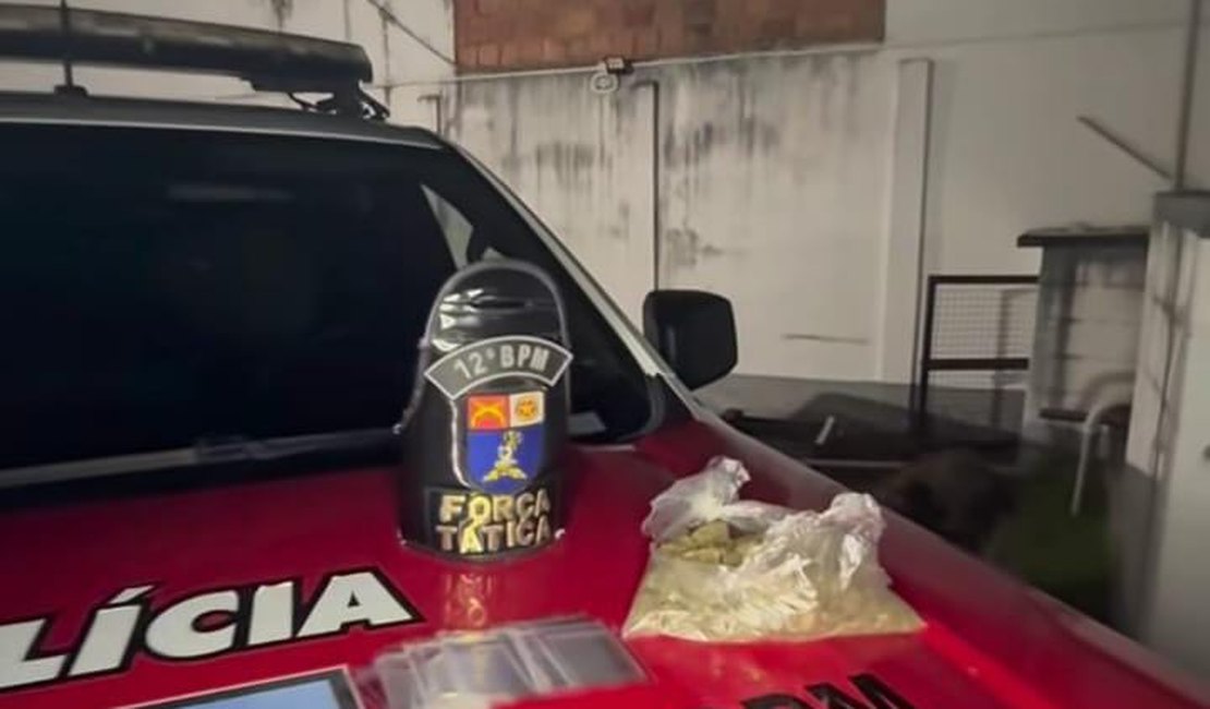 Homem é preso por tráfico de drogas no bairro Cidade Universitária