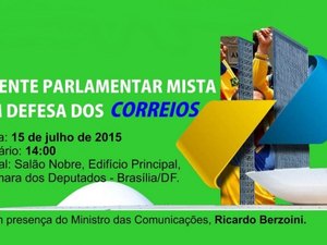 Federação Nacional dos Trabalhadores dos Correios foi convidada para evento em Brasília