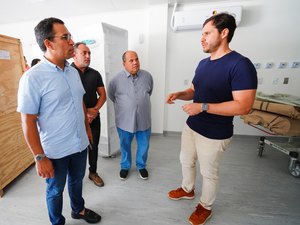 Secretários participam de vistoria da obra de construção da nova UPA de Marechal Deodoro