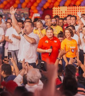 Renan Filho inicia campanha ao Senado como líder absoluto na intenção de votos