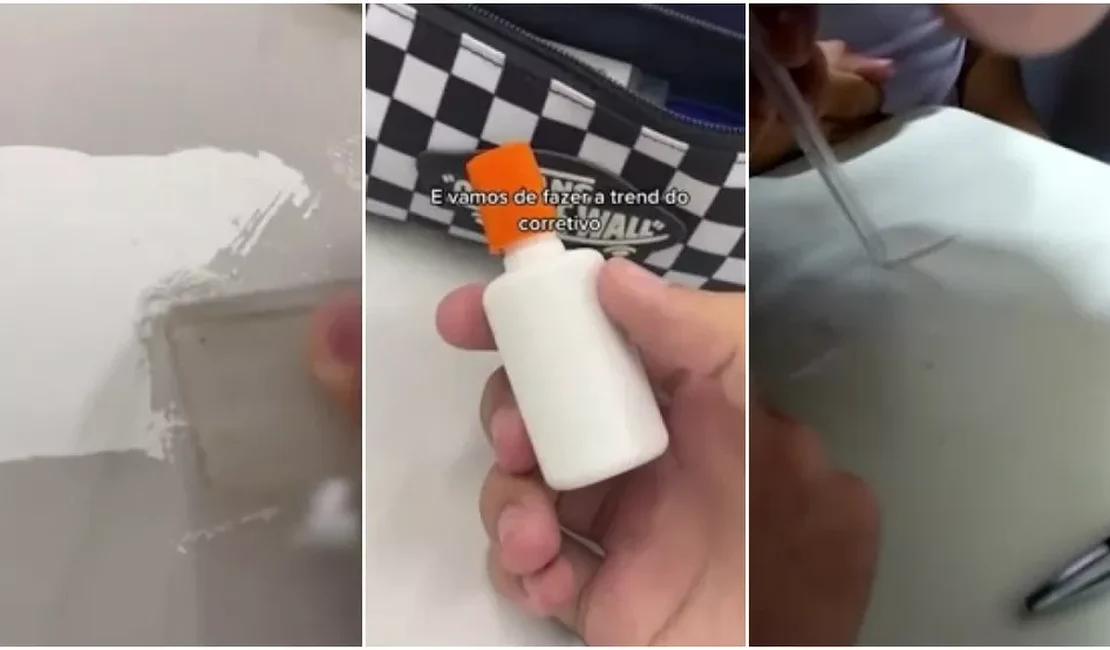 Vídeos de alunos cheirando pó de corretivo líquido na escola viralizam e preocupam pais