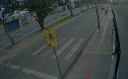 Novo vídeo mostra fisiculturista invadindo pista antes de ser atropelado 