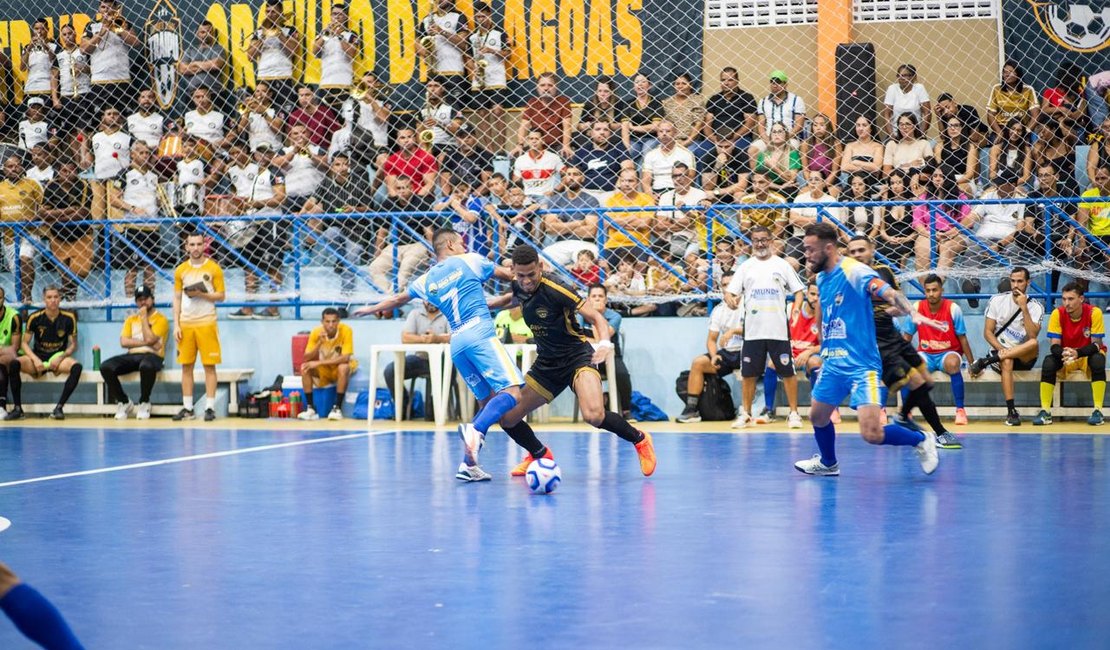 Esporte Clube Traipu goleia o São Brazense por 5 a 1 na estreia do Campeonato Alagoano de Futsal