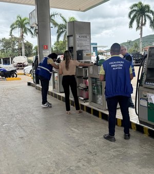 Palmeira dos Índios: seis postos são fiscalizados por suspeita de irregularidades nos combustíveis