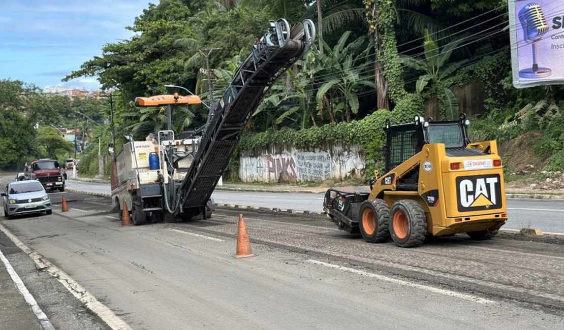 Obras de requalificação de principais corredores de transportes chegam à Avenida Afrânio Lages