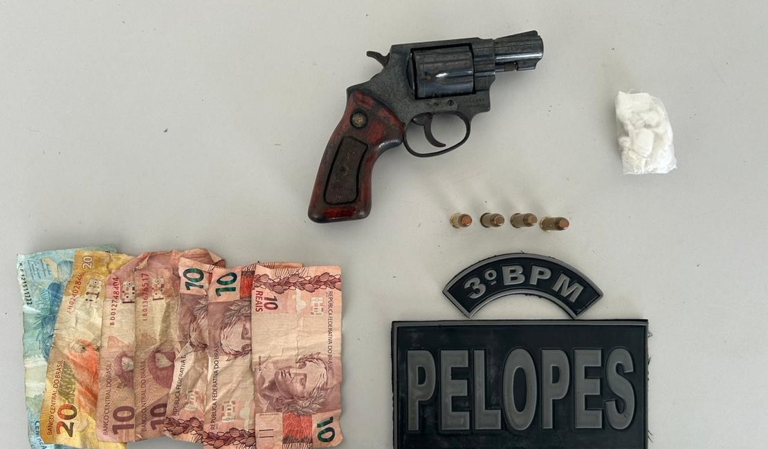Após acidente, homem volta ao local para recuperar arma e é preso em Arapiraca