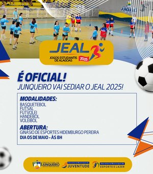 Junqueiro será palco do maior evento estudantil esportivo de Alagoas: JEAL 2025