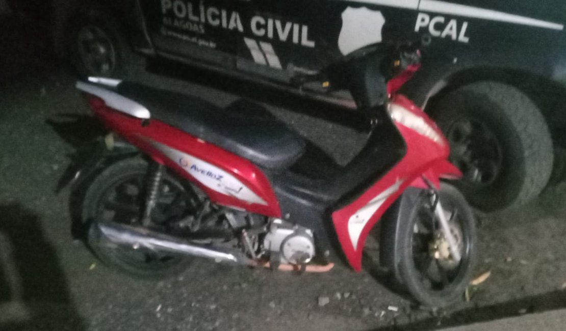 Homem é detido em motocicleta com queixa de furto no bairro Manoel Teles