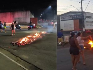 Moradores da Santa Amélia protestam contra falta e má qualidade da água da BRK
