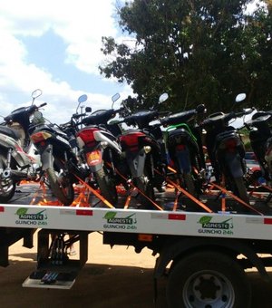 SMTT de Delmiro Gouveia apreende 20 motocicletas em 'Operação Réveillon'