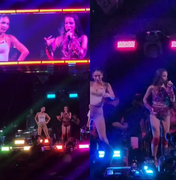 Anitta se impressiona com performance de dançarina alagoana em show no Recife; vídeo viralizou