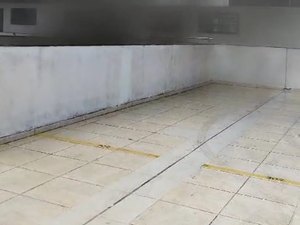 [Vídeo] Incêndio em subsolo de prédio assusta moradores do Pinheiro