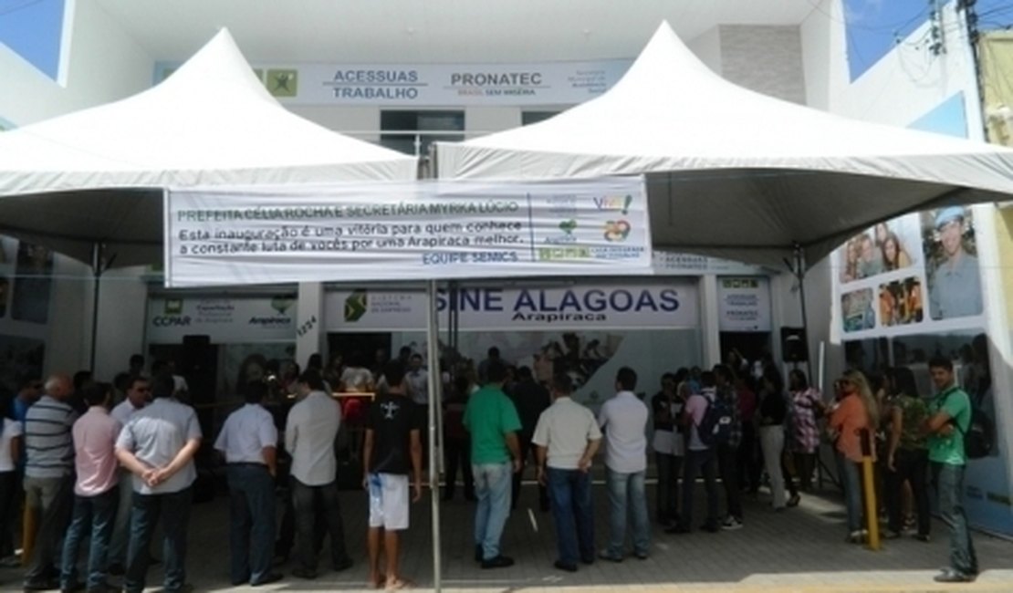 Sine divulga novas vagas de emprego em Arapiraca