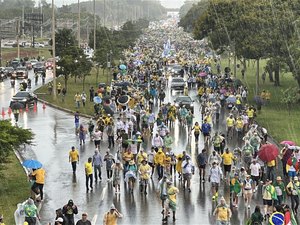 E a caminhada até Brasília? Rendeu.