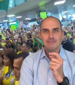 Eduardo Bolsonaro destaca recepção a Flávio em Alagoas e critica PT
