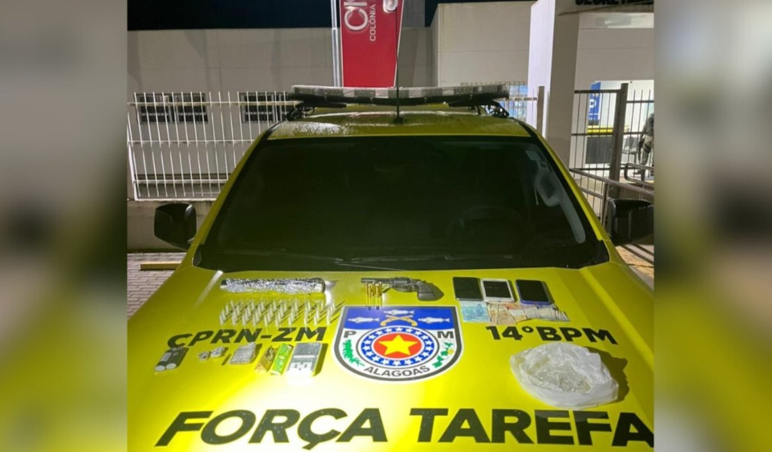 Jovem é preso por tráfico de drogas e posse ilegal de arma em Colônia Leopoldina