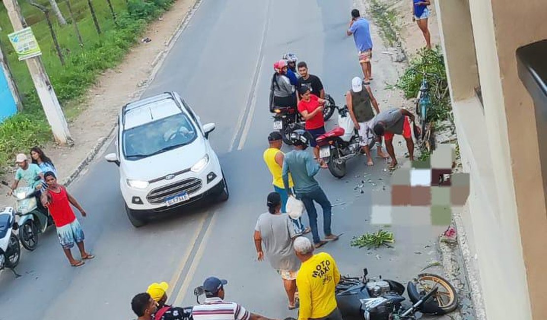 Motoqueiro morre ao colidir contra muro em Japaratinga