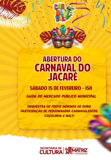 Prévias carnavalescas em Matriz de Camaragibe começam neste sábado (15)