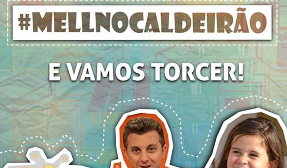 Mell é convidada para quadro 'Agora ou Nunca' no Caldeirão do Huck