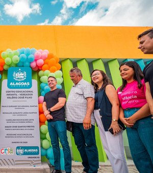 Governador Paulo Dantas inaugura em Porto Real do Colégio a 65ª creche Cria