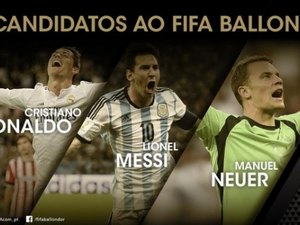 Cristiano Ronaldo e Messi disputarão Bola de Ouro com o alemão Neuer