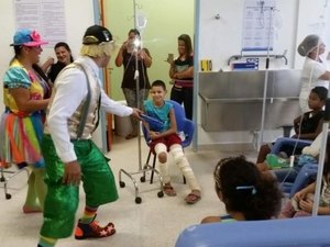 Enfermaria infantil da UE do Agreste tem dia animado e de diversão