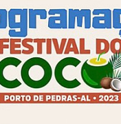 Prefeitura de Porto de Pedras anuncia programação do Festival do Coco 2023