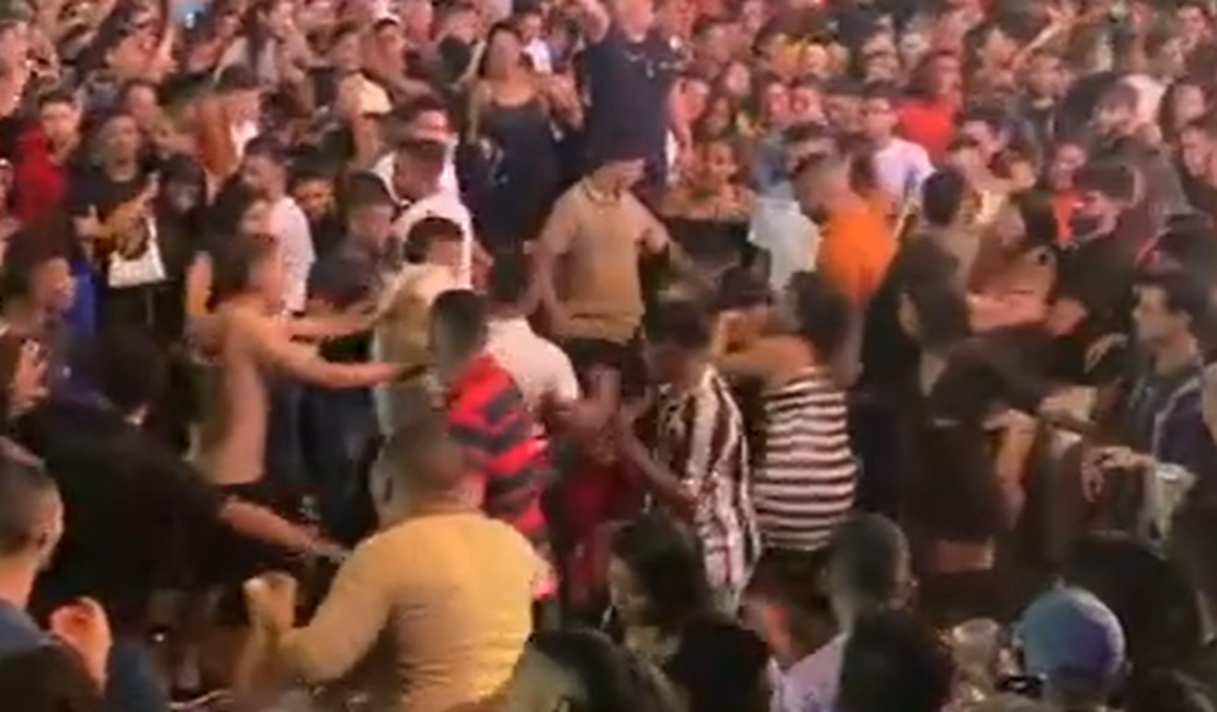 Festa do trabalhador termina em confusão na cidade de São Miguel dos Campos