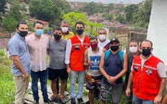 JHC percorreu bairros de Maceió e áreas de risco de deslizamento