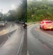 Óleo na pista deixa trânsito lento e provoca acidentes na Avenida Pierre Chalita