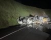 Caminhão vira na BR-416 e motorista morre no município de Colônia Leopoldina