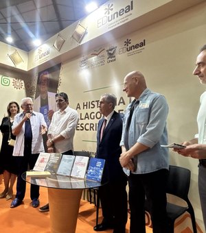 Homenagem a Douglas Apratto marca abertura da Bienal do Livro 2025 no estande da Eduneal