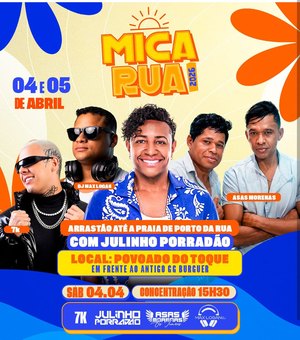 Prefeitura de São Miguel dos Milagres anuncia Mica Rua 2026