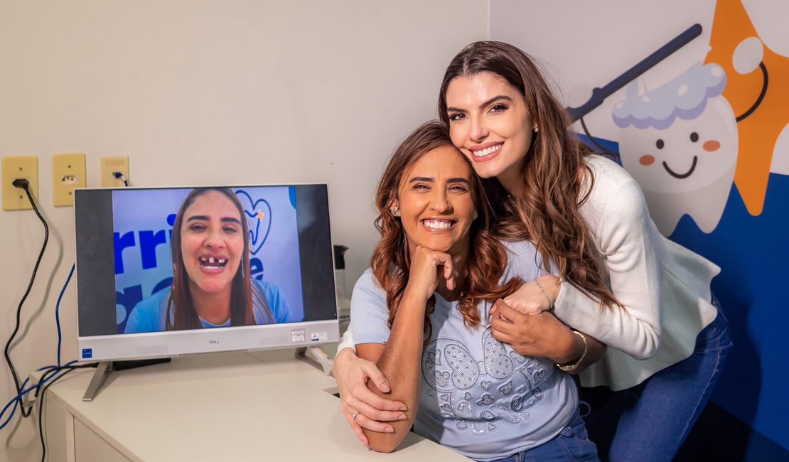 Marina JHC celebra transformação de paciente atendida pelo Sorriso da Gente