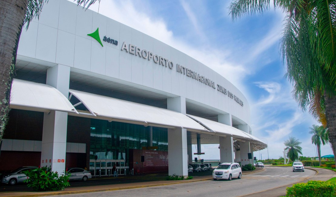 Número de passageiros recua em fevereiro no Aeroporto Zumbi dos Palmares