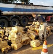 Polícia apreende quase 3 toneladas de maconha escondidas em tanque de caminhão